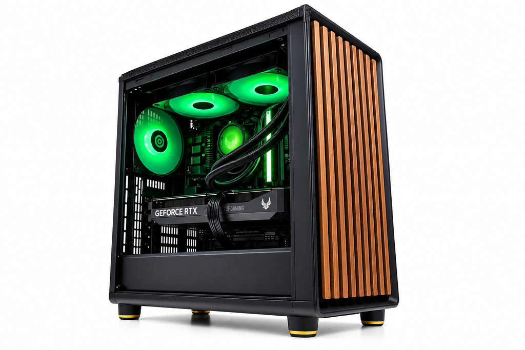 Fractal Design North Ryzen 5 7500X3D 16GB DDR5 RAM 1TB SSD NVIDIA RTX 5060 TI GRAPHICS