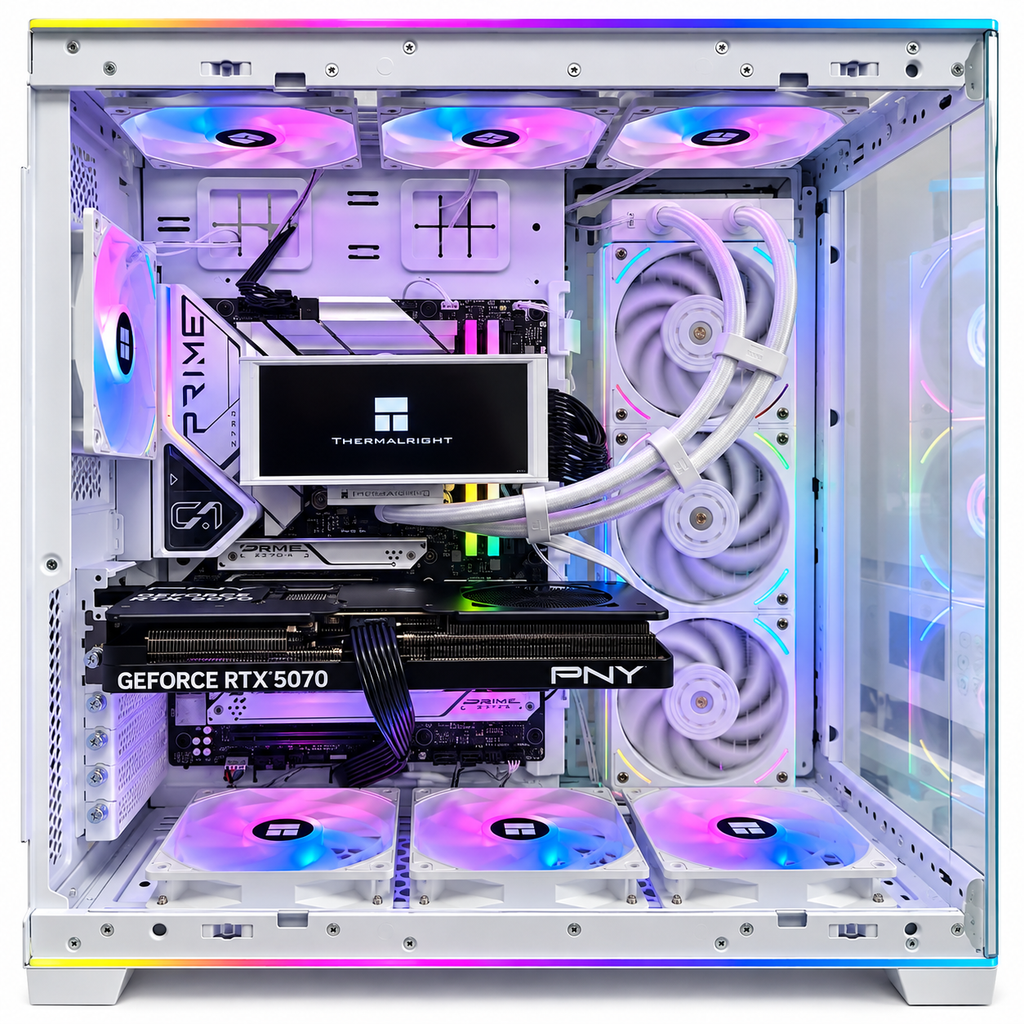 LIAN LI  RGB I9 14900K 32 GB RAM 2 TB SSD NVIDIA RTX 5070 GRAPHICS