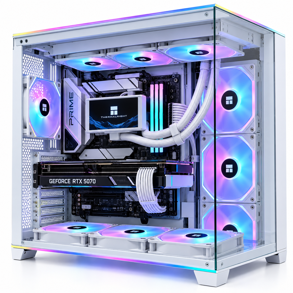 LIAN LI  RGB I9 14900K 32 GB RAM 2 TB SSD NVIDIA RTX 5070 GRAPHICS