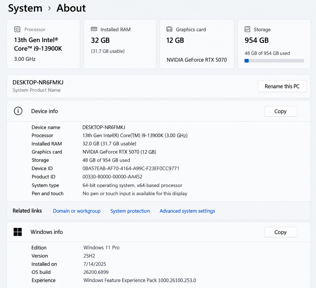 Lian Li 011 Dynamic RGB High-Performance i9 RTX 5070 Gaming PC