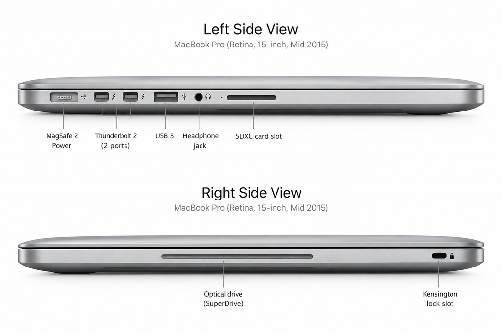 2015 Apple MacBook Pro 15" i7 16GB 256 GB SSD