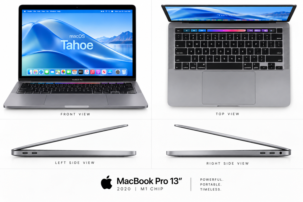 2020 Apple Macbook Pro 13' M1 Processor 256GB SSD 16GB Ram with Touch Bar