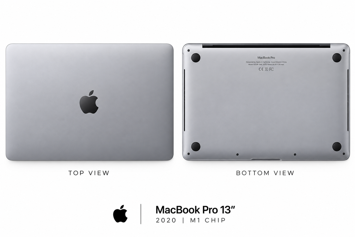 2020 Apple Macbook Pro 13' M1 Processor 256GB SSD 16GB Ram with Touch Bar