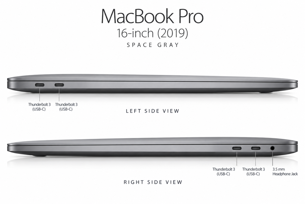 2019 Apple Macbook Pro 16" i7 16 GB 512 GB SSD