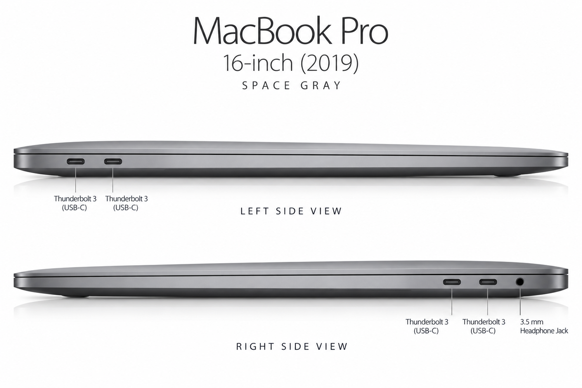 2019 Apple Macbook Pro 16" i7 16 GB 512 GB SSD