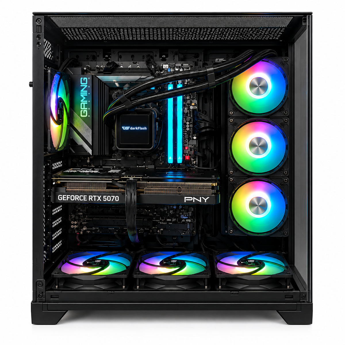Custom Lian li Ryzen O11  7 9700x 16GB DDR5 RAM 1TB SSD NVIDIA RTX 5070 GRAPHICS
