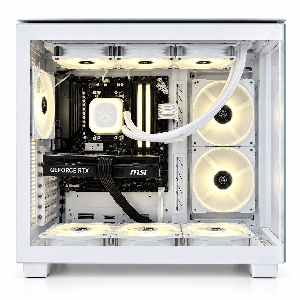 Custom King 95 Gaming PC Ryzen 5 7500X3D 16 GB DDR5 RAM 1 TB SSD NIVIDA RTX 5060 GRAPHICS