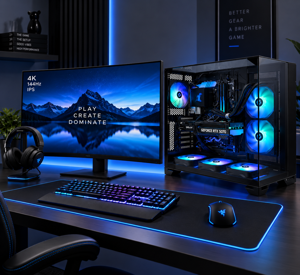 Lian Li i7 14700k 32GB RAM 1TB SSD NVIDIA RTX 5070 GRAPHICS CARD
